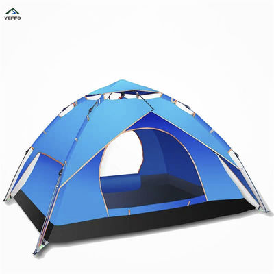 Una tenda impermeabile di campeggio di 2-3 persone, tenda di pop-up antivento di doppio strato