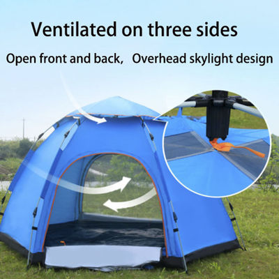 Tenda da campeggio istantanea impermeabile 2-4 persone Facile installazione rapida