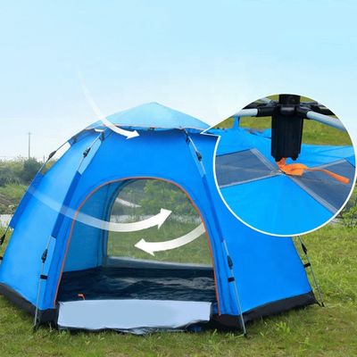 Tenda a finestra impermeabile piegante della tenda di campeggio della protezione solare di esagono
