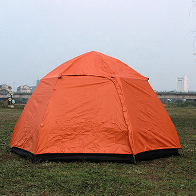 Tenda all'aperto leggera impermeabile antivento della cupola della tenda di campeggio della famiglia 4KG
