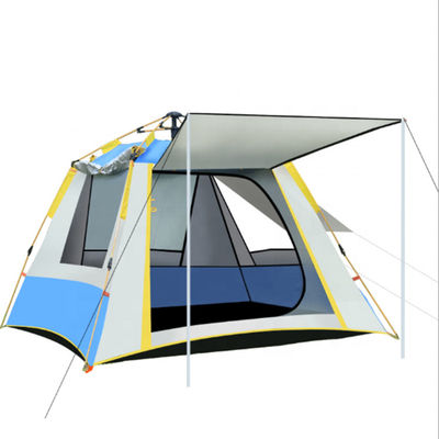 Sopravvivenza all'aperto impermeabile della tenda di campeggio della famiglia dell'unità di elaborazione di pop-up 190T per la persona 3-4
