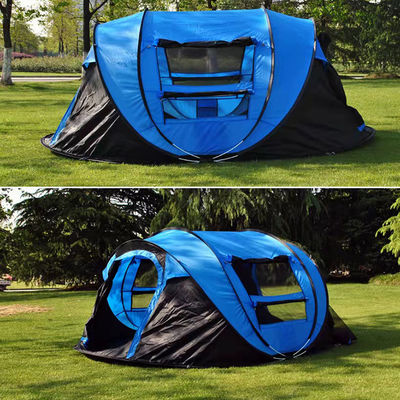 Persona installata facile della tenda di pop-up della famiglia 4, tenda istantanea impermeabile di campeggio