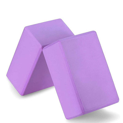 EVA Foam ad alta densità colore del blocchetto di yoga di 2 pacchetti multi delicatamente non slittare superficie