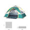 Tende da campeggio portatili istantanee per famiglie da 2-3 persone per l'escursionismo