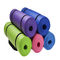 yoga Pilates Mat Non Slip Home Gym di 10mm NBR con la cinghia di trasporto