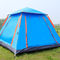Tenda di pop-up di campeggio di Palo della vetroresina antivento 240x240x156cm 3 una camera da letto di 4 persone una