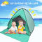 Anti persona UV 4 della cabina della spiaggia della tenda portatile della protezione solare 200x165x130CM