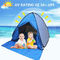 Pop-up automatico leggero della tenda UPF 50+ della protezione solare della spiaggia per 2-3 persone