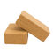 Non slitti il mattone di legno Cork Blocks ad alta densità di yoga di Eco 2 pacchetti