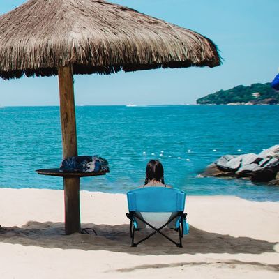 Sedia pieghevole di campeggio della spiaggia ultraleggera del tubo d'acciaio con il supporto di tazza Carry Bag