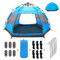3-4 campeggio leggero della famiglia di pop-up della persona della tenda istantanea automatica della cupola