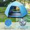 Rinforzo impermeabile della tenda di campeggio di pop-up della persona di YEFFO 3-4 diritto all'aperto